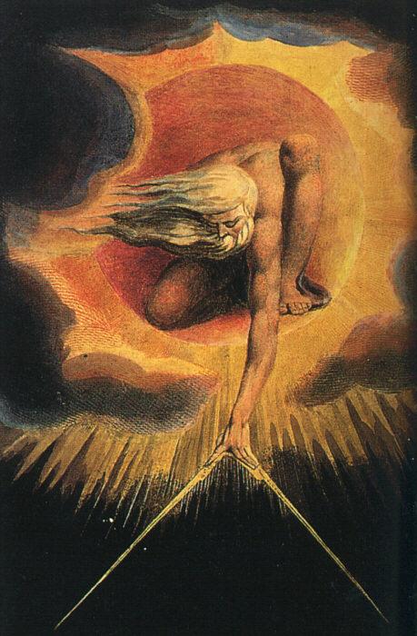 William Blake God as an Architect oil painting image